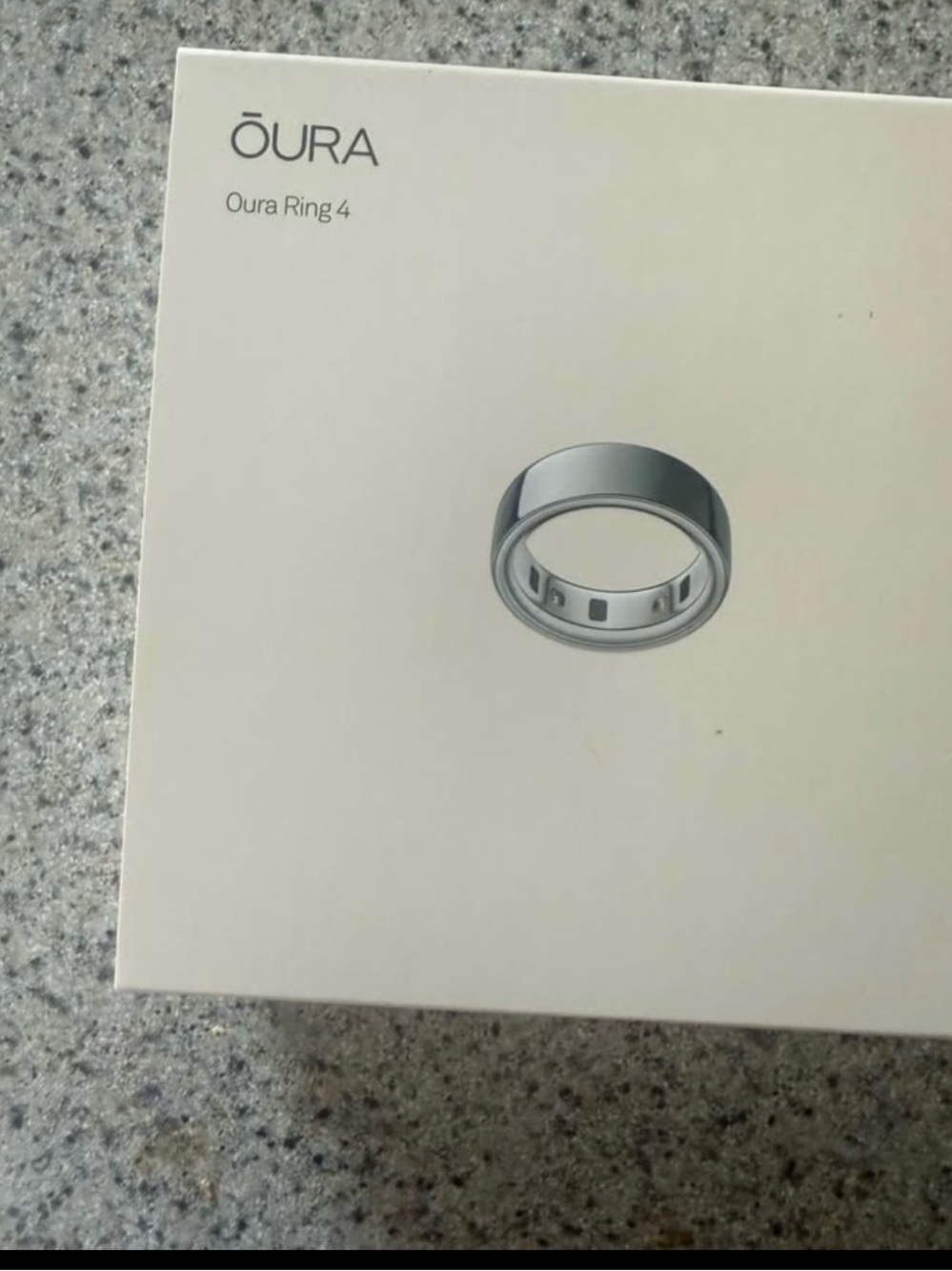 Oura Ring 4 by Oura — Silver Smart Wellness Ring